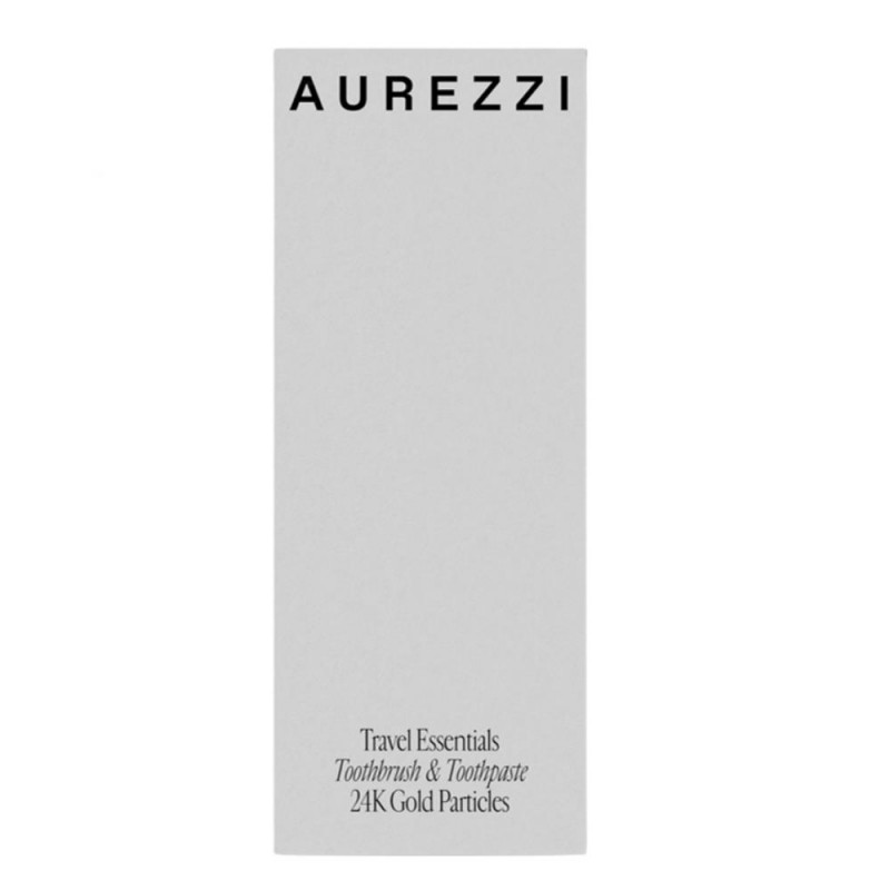 Aurezzi Travel Mini Gold Menthol Gold Diş Macunu 25ML Gold White Soft Diş Fırças İkili Travel Set